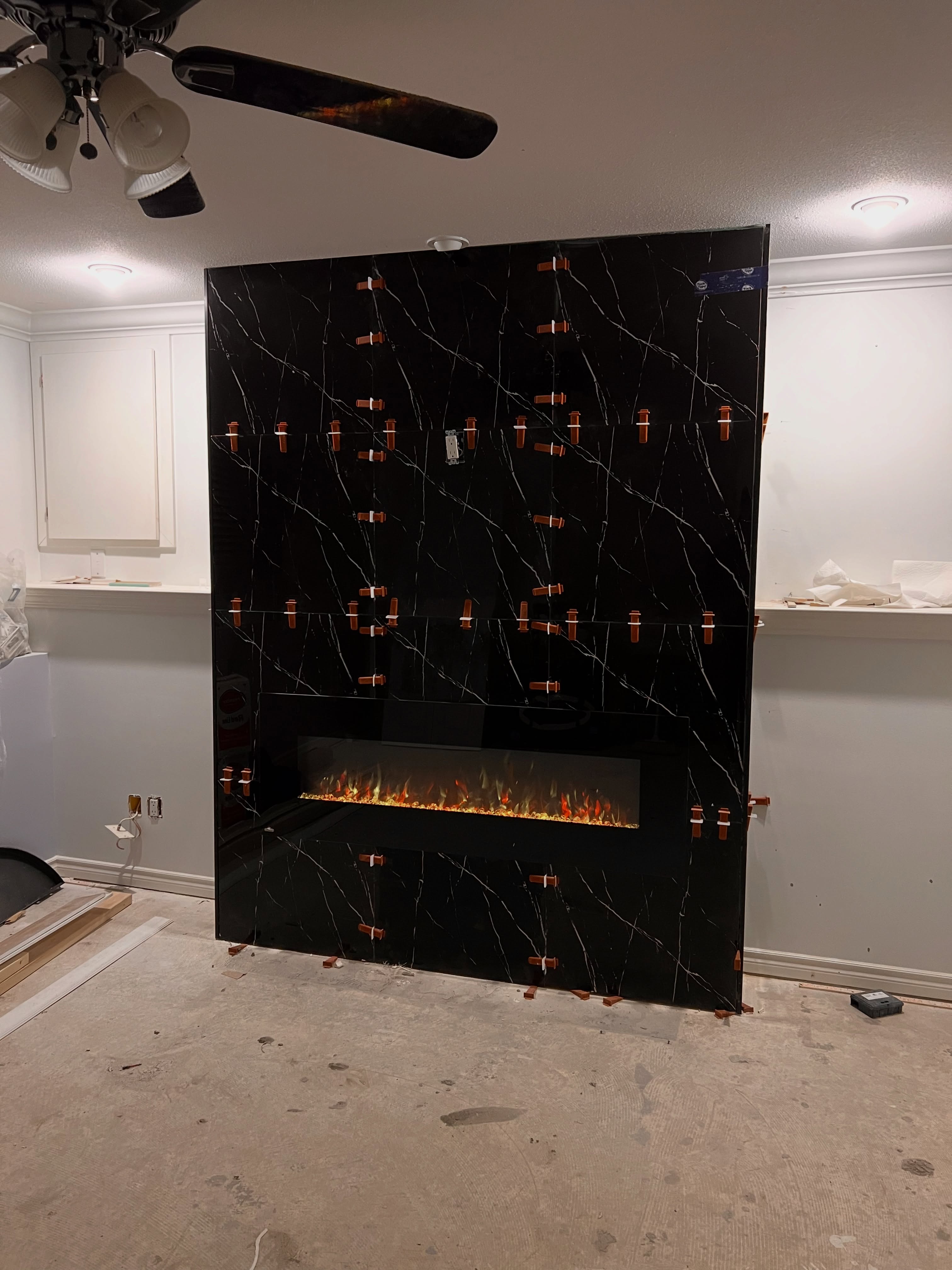 Old tile out. New flame in. 🔥
This fireplace got a full glow-up: reframed, wired for a linear electric flame, and wrapped floor to ceiling in a sleek marble-look finish that makes the whole room feel elevated.
Swipe to see what it took to reach the final finished design!
#EnactPro #Renovation #FireplaceRemodel #ModernDesign #vancouver